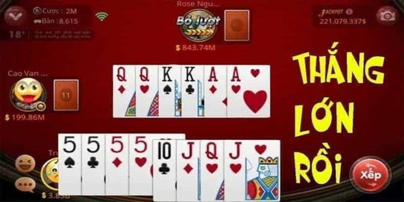 Quy tắc xếp bài trong game bài tiến lên rất quan trọng.